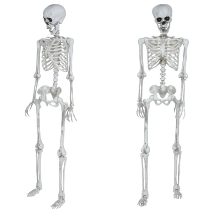 Esqueleto de Halloween articulado de 1,4 m