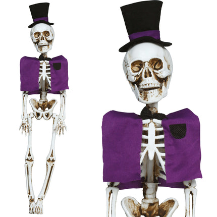 Novio esqueleto de Halloween, 44 cm