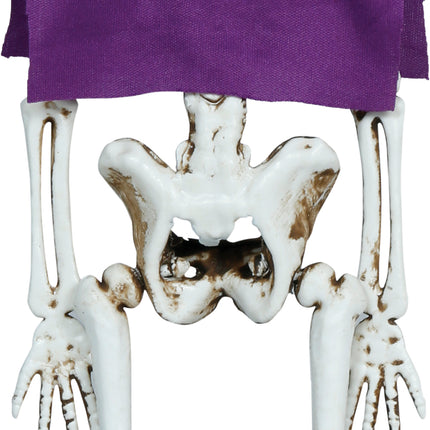 Novio esqueleto de Halloween, 44 cm