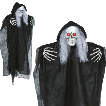 Halloween Skelet Met Licht, Geluid En Beweging 90cm