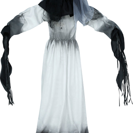 Figura de Halloween con luces, sonido y movimiento, 1,7 m