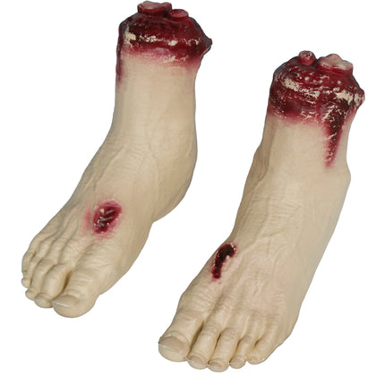 Halloween Nep Voet Afgehakt 25cm