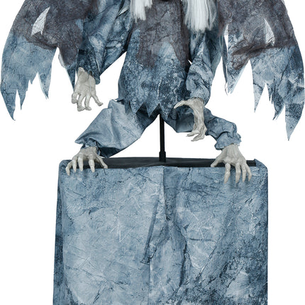 Figura de Halloween «Pop» demoníaca con luz, sonido y movimiento, 1,7 m