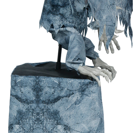 Figura de Halloween «Pop» demoníaca con luz, sonido y movimiento, 1,7 m