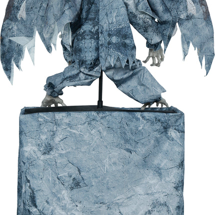 Figura de Halloween «Pop» demoníaca con luz, sonido y movimiento, 1,7 m