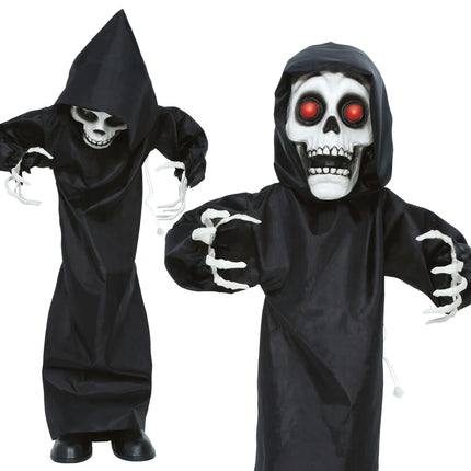 Halloween Skelet Met Licht, Geluid En Beweging 1m