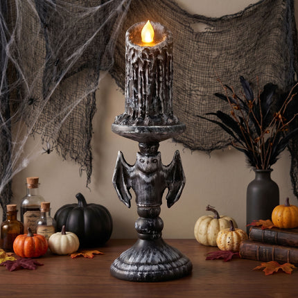 Portavelas de Halloween con lámpara, 26 cm