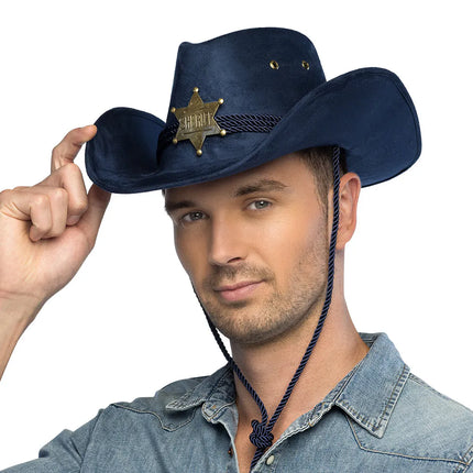 Sombrero de vaquero Tennessee (aspecto de ante)