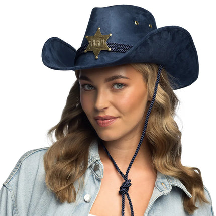 Sombrero de vaquero Tennessee (aspecto de ante)