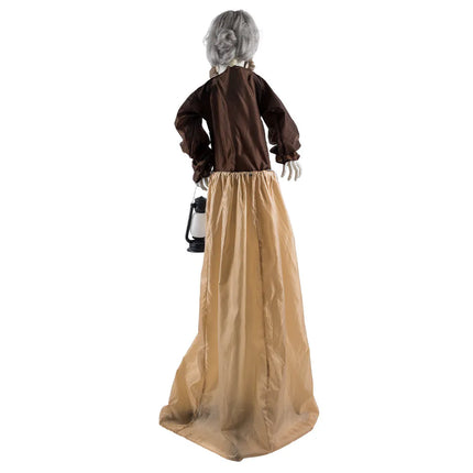 Decoración de pie «Lantern witch» (165 cm)
