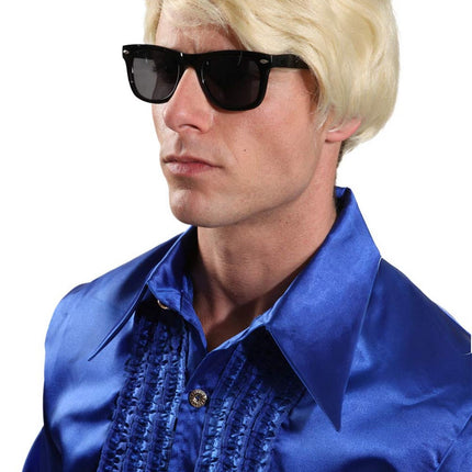 Peluca rubia para hombre