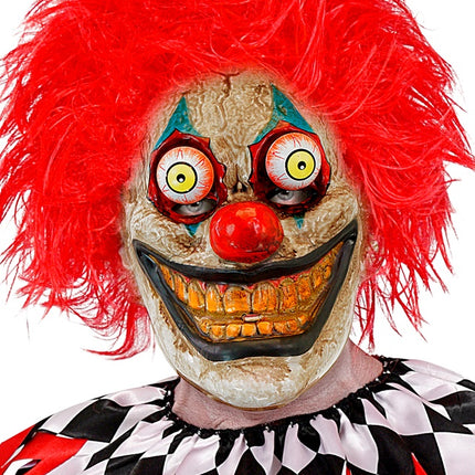 MÁSCARA CON OJOS TAMBALEANTES PAYASO