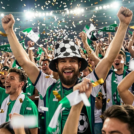 Sombrero de bucle de fútbol
