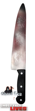 Cuchillo Falso de Halloween Ensangrentado 38cm
