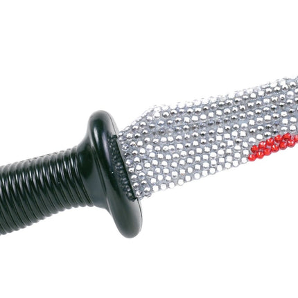 Halloween Cuchillo Falso Purpurina 26cm