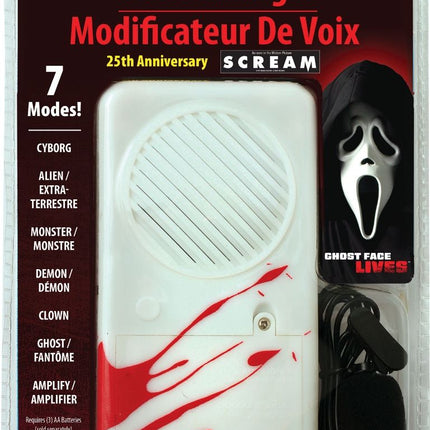 Distorsionador de voz Ghostface con 7 voces