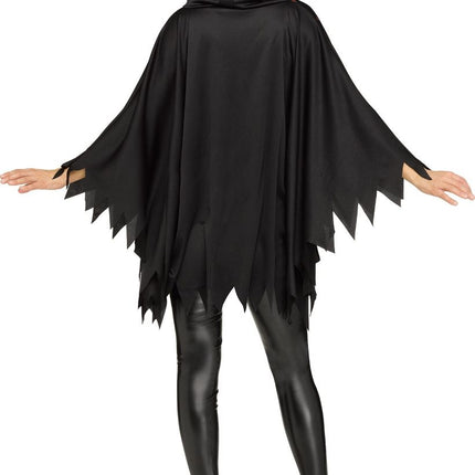 Poncho Cara de Fantasma Licencia Oficial - Uno Talla