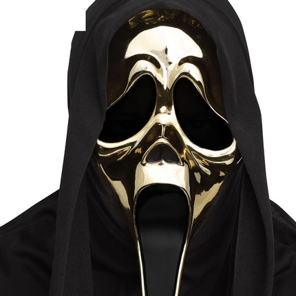 Máscara de Ghostface dorada