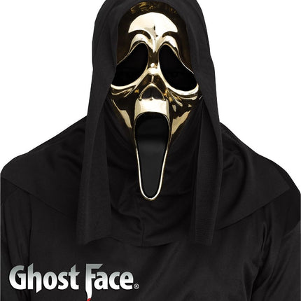 Máscara de Ghostface dorada