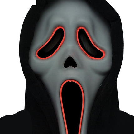Máscara de Ghostface con luces