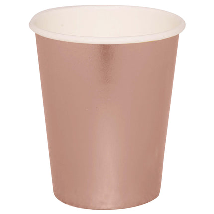 Vasos Oro Rosa 240ml 6ud