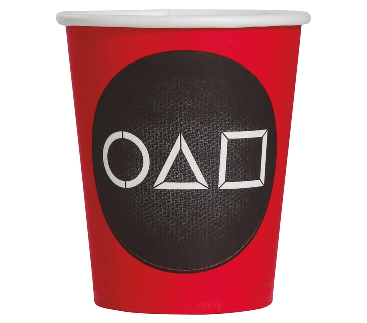Vasos para fiestas de juegos 9cm 6pcs