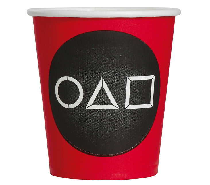 Vasos para fiestas de juegos 9cm 6pcs