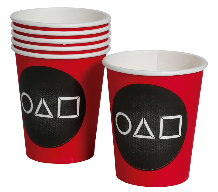 Vasos para fiestas de juegos 9cm 6pcs