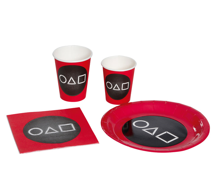 Vasos para fiestas de juegos 9cm 6pcs