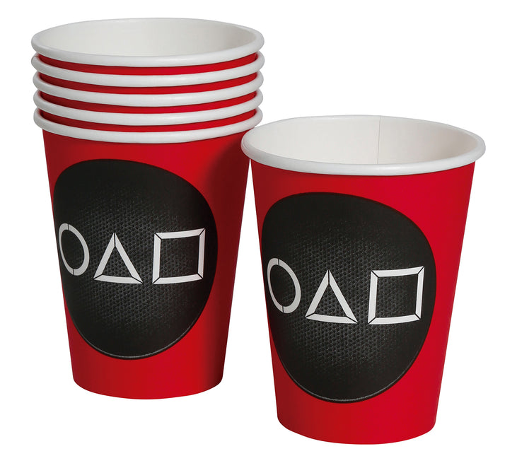 Vasos para fiestas de juegos 11cm 6pcs
