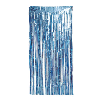 Cortina de puerta azul 2m