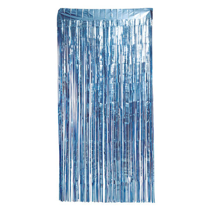 Cortina de puerta azul 2m