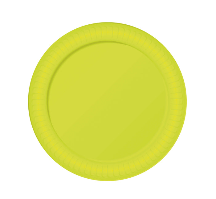 Platos Amarillos 23cm 6ud