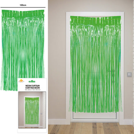 Cortina de puerta verde 2m