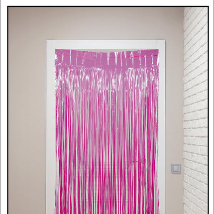Cortina de puerta fucsia 2m