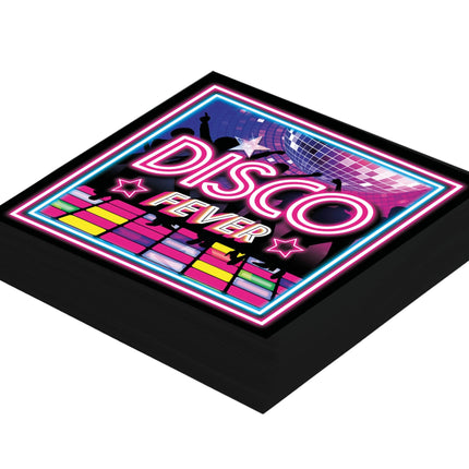 Servilletas Disco 70S 33cm 12ud.