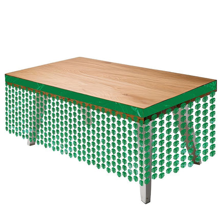 Mantel Hawai Verde Hojas de Palma 4m