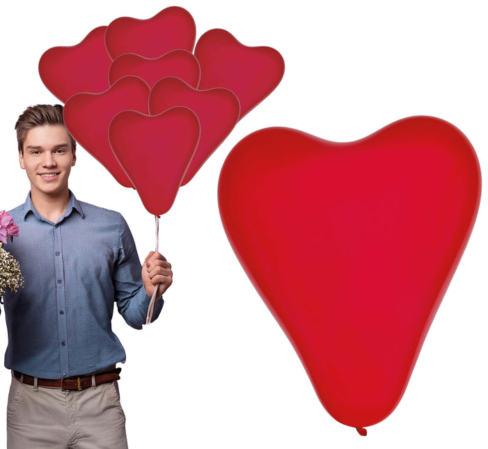 Bolsa de 10 globos corazón
