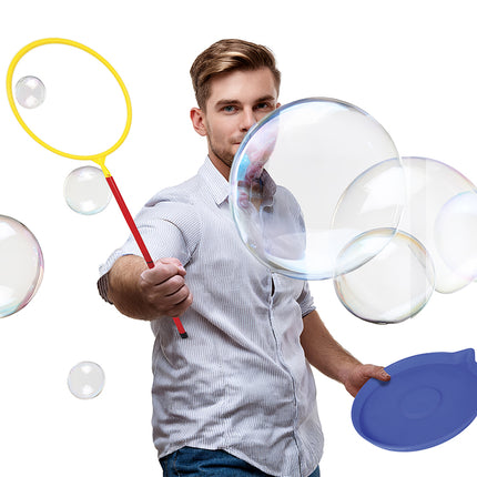 Palo soplador de burbujas de colores 6 piezas