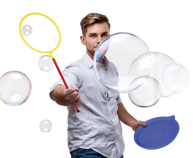 Palo soplador de burbujas de colores 6 piezas