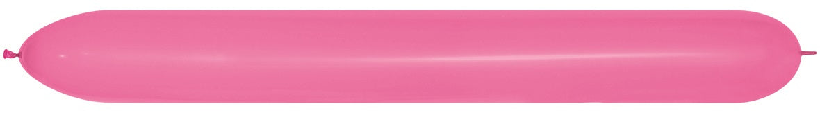 Globos de modelar fucsia 1,52 m 20 uds