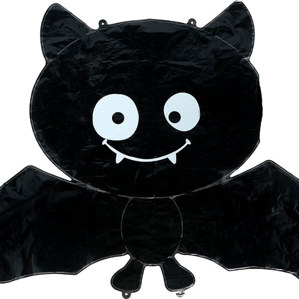Globo de helio de Halloween con forma de murciélago, sin gas, 75 cm