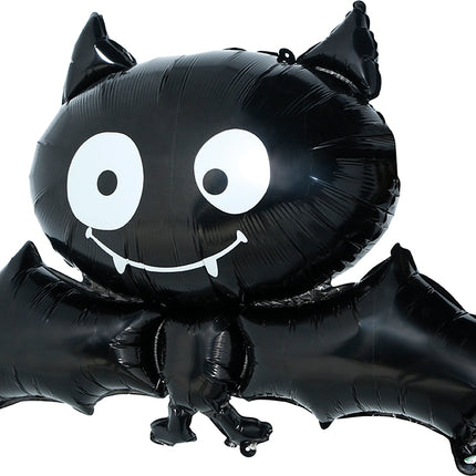 Globo de helio de Halloween con forma de murciélago, sin gas, 75 cm