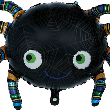 Globo de helio de Halloween con forma de araña, sin aire, 75 cm