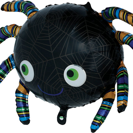 Globo de helio de Halloween con forma de araña, sin aire, 75 cm
