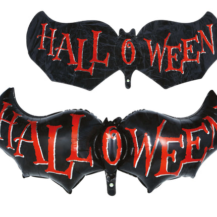 Globo de aluminio de Halloween con forma de murciélago, sin llenar, 1 m