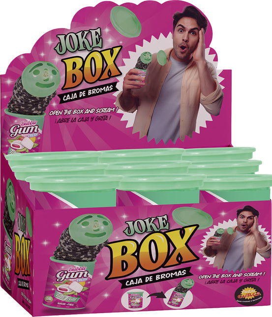 Miedo a masticar plástico, broma