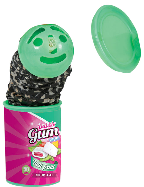 Miedo a masticar plástico, broma