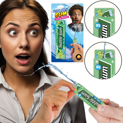 Paquete de chicles para chorro de agua.