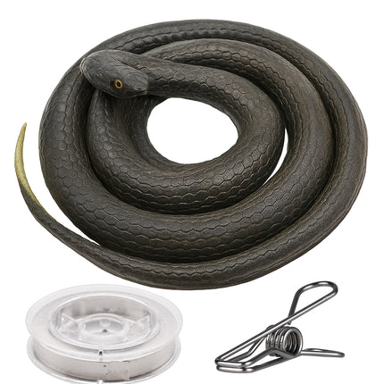 Serpiente falsa con cuerda y pinza